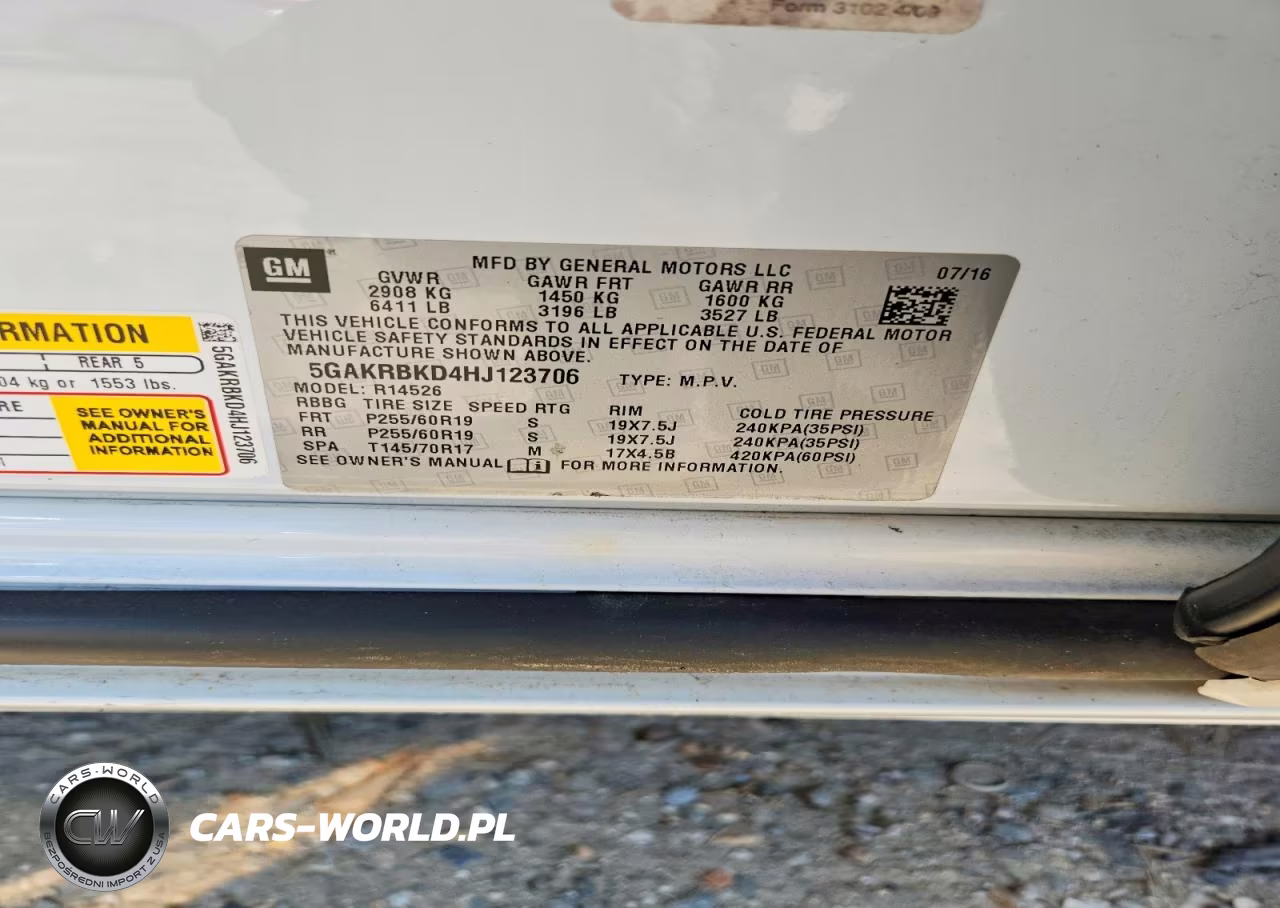 2017 Buick Enclave VIN:5GAKRBKD4HJ123706 - 13