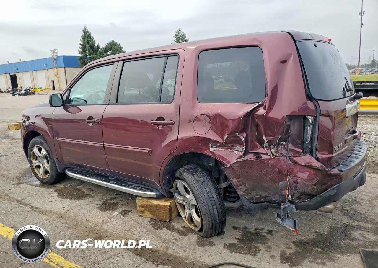 2012 Honda Pilot Exln VIN:5FNYF4H75CB060372 - 2