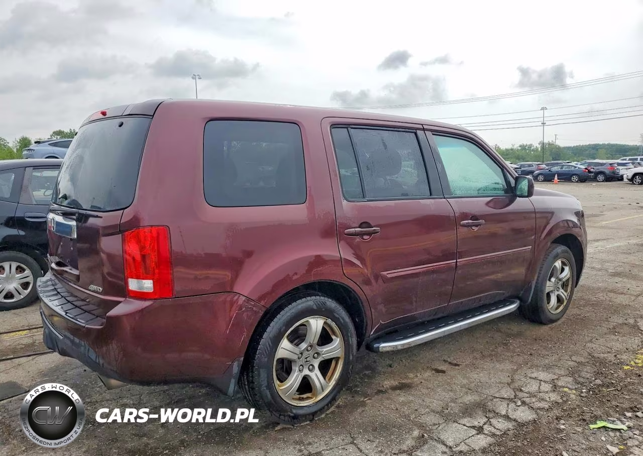 2012 Honda Pilot Exln VIN:5FNYF4H75CB060372 - 3