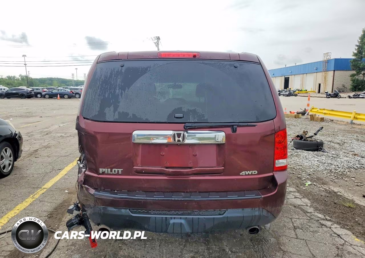2012 Honda Pilot Exln VIN:5FNYF4H75CB060372 - 6