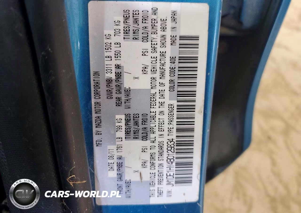 2011 Mazda Mazda 2 VIN:JM1DE1HY4B0129834 - 12