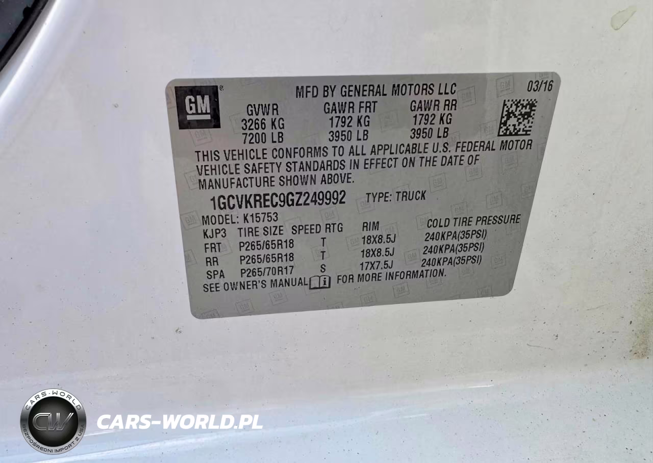 2016 Chevrolet Silverado K1500 Lt VIN:1GCVKREC9GZ249992 - 13