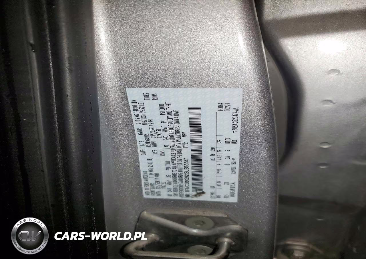 2016 Ford Escape Se VIN:1FMCU9G92GUB65587 - 13