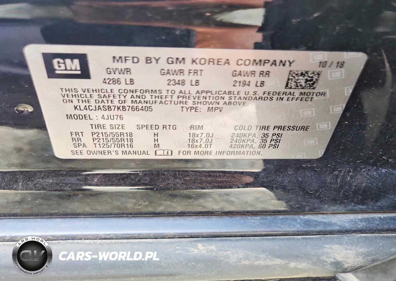 2019 Buick Encore Preferred VIN:KL4CJASB7KB766405 - 13