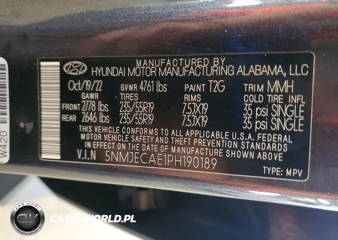 2023 Hyundai Tucson Limited VIN:5NMJECAE1PH190189 - 13