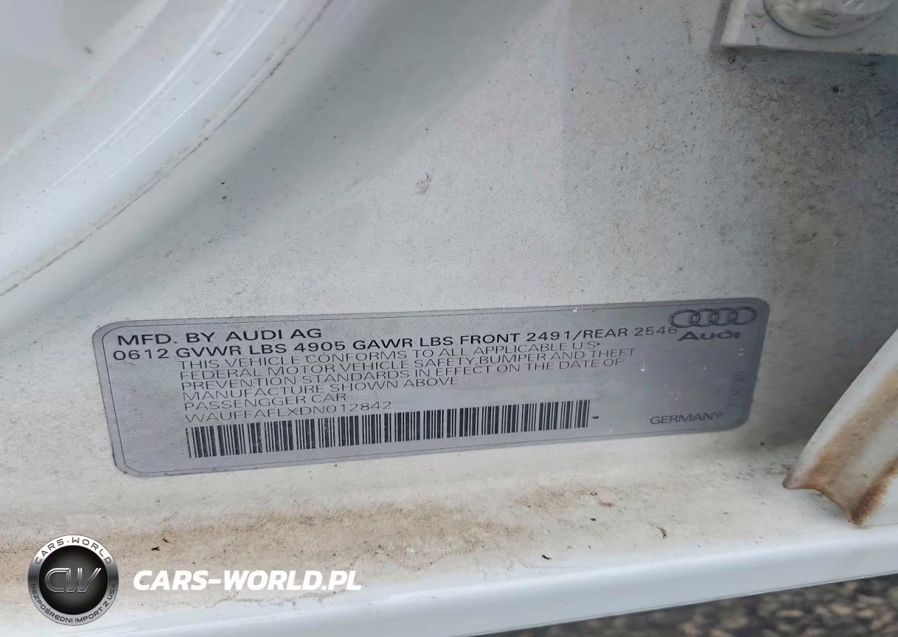2013 Audi A4 Premium Plus VIN:WAUFFAFLXDN012842 - 12
