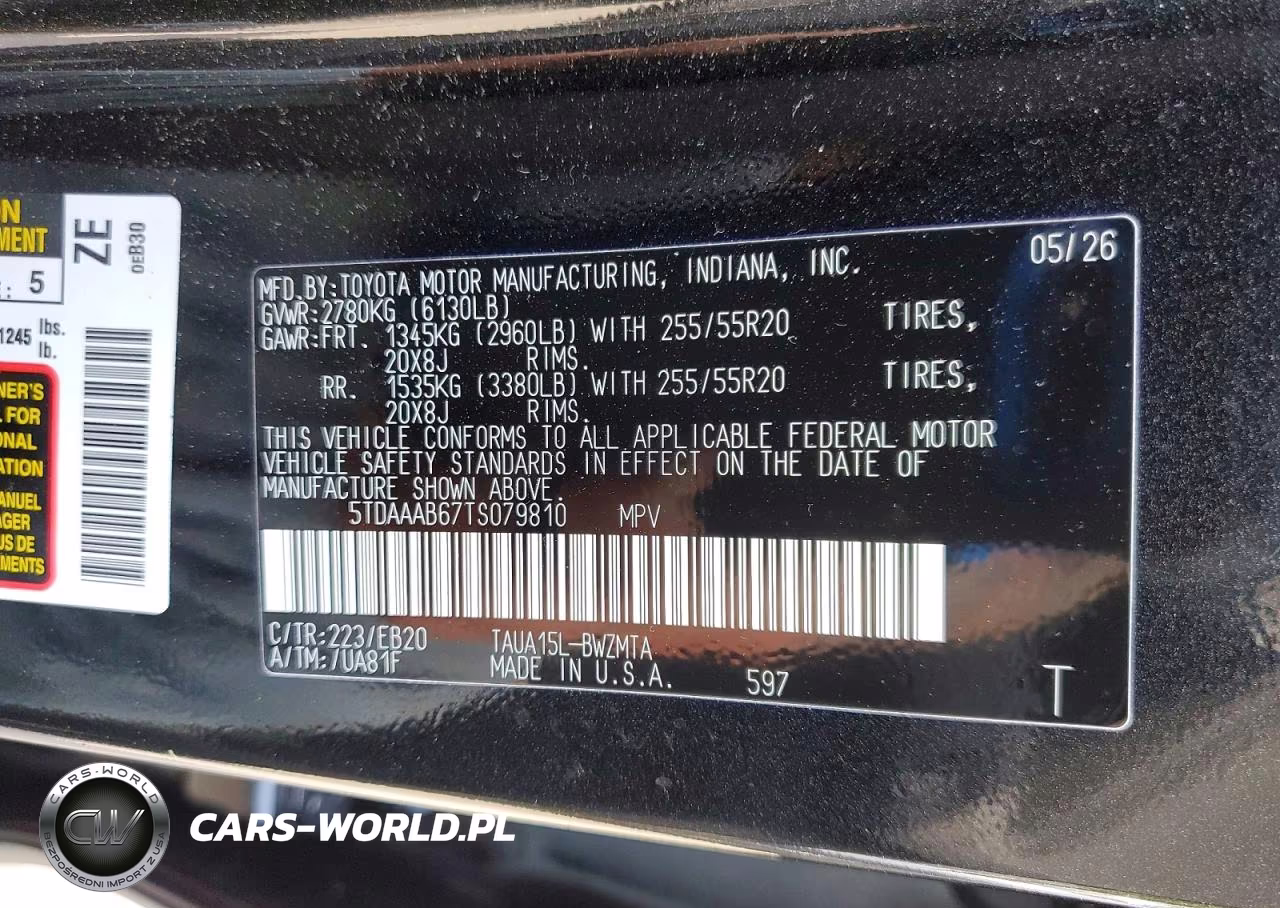 2026 Lexus Tx 350 Premium VIN:5TDAAAB67TS079810 - 14