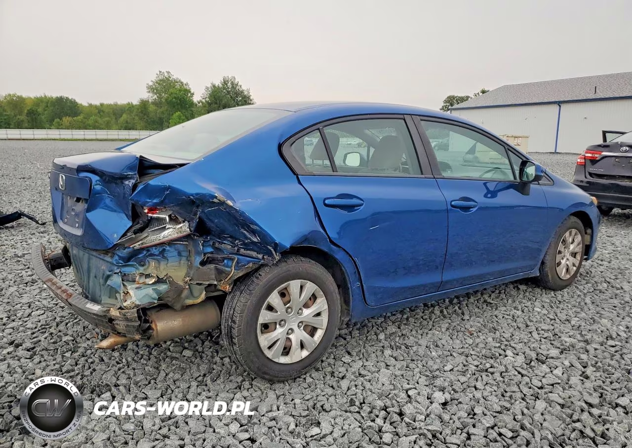 2012 Honda Civic Lx VIN:19XFB2F58CE062924 - 3