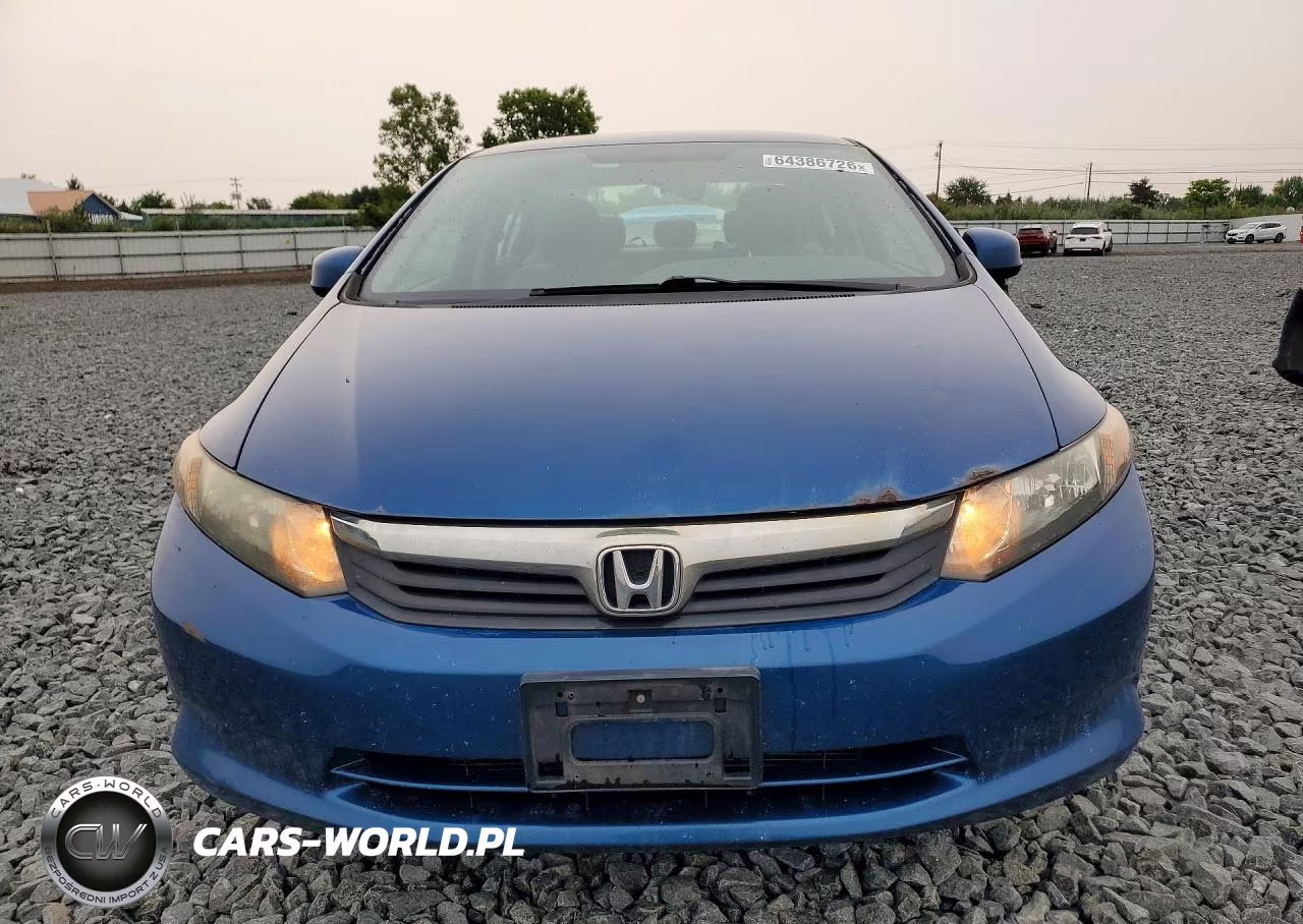 2012 Honda Civic Lx VIN:19XFB2F58CE062924 - 5