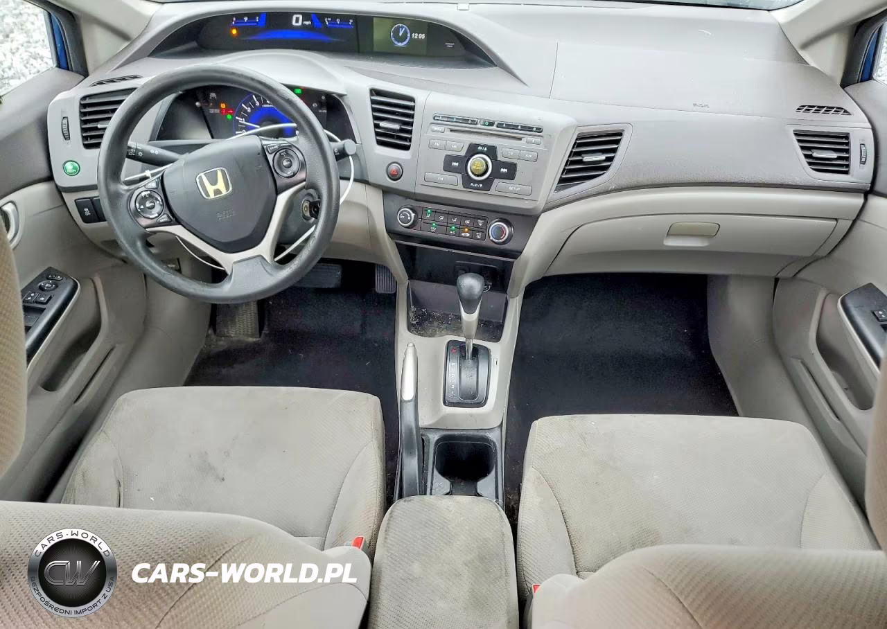 2012 Honda Civic Lx VIN:19XFB2F58CE062924 - 8