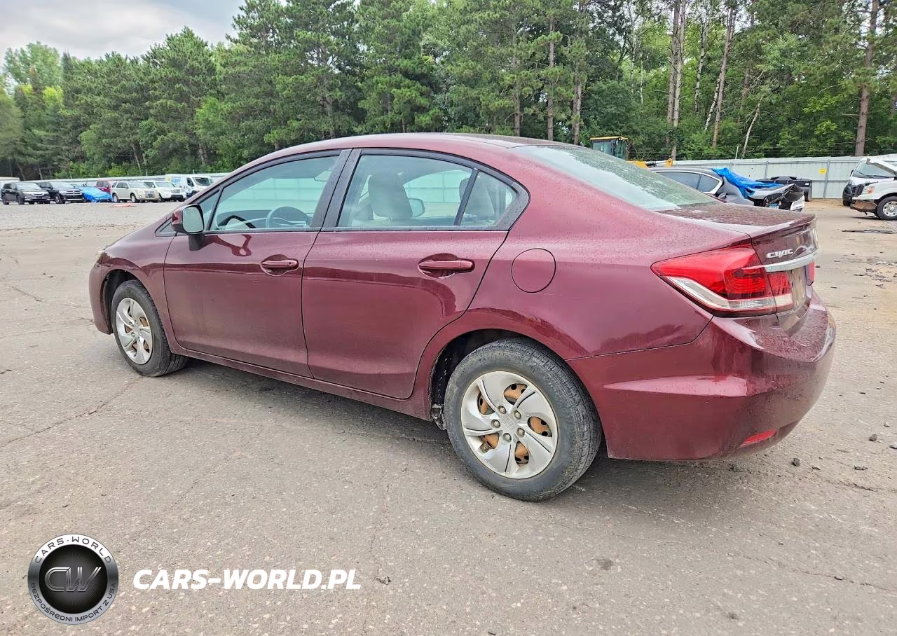 2013 Honda Civic Lx VIN:19XFB2F55DE089709 - 2