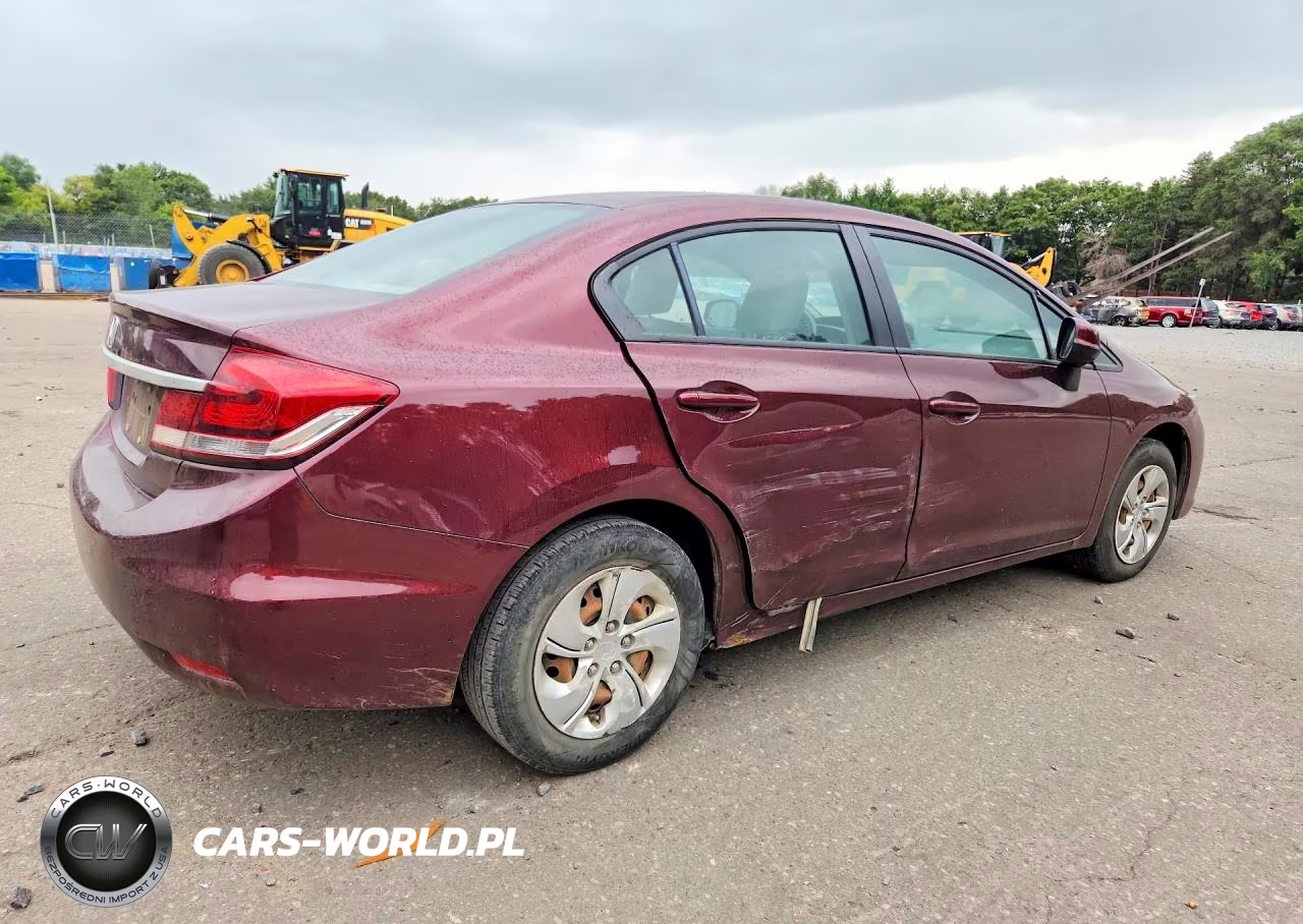 2013 Honda Civic Lx VIN:19XFB2F55DE089709 - 3