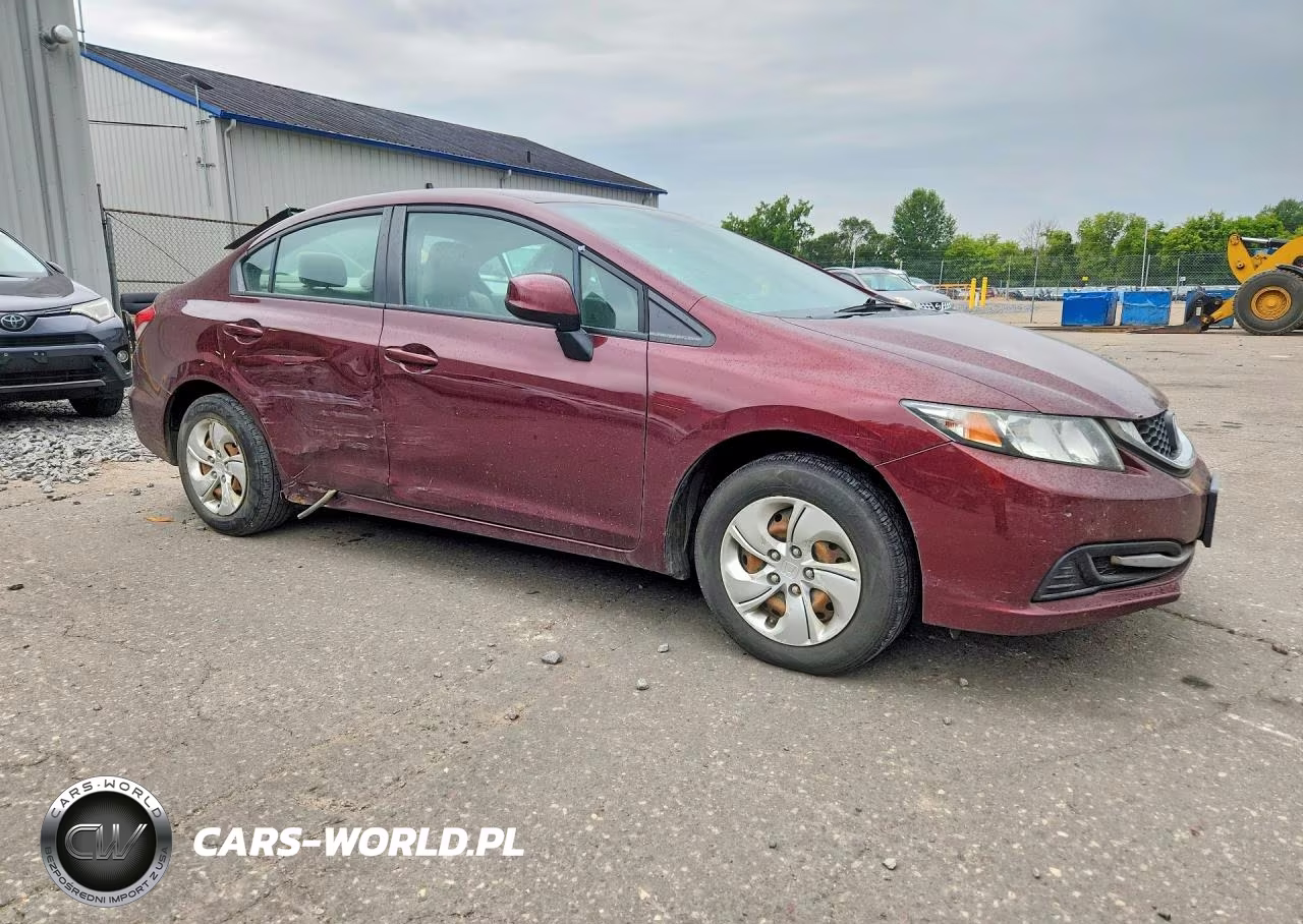 2013 Honda Civic Lx VIN:19XFB2F55DE089709 - 4