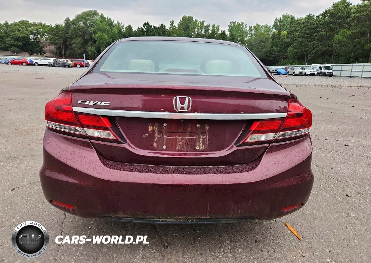 2013 Honda Civic Lx VIN:19XFB2F55DE089709 - 6