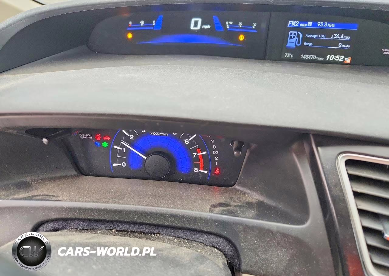 2013 Honda Civic Lx VIN:19XFB2F55DE089709 - 9