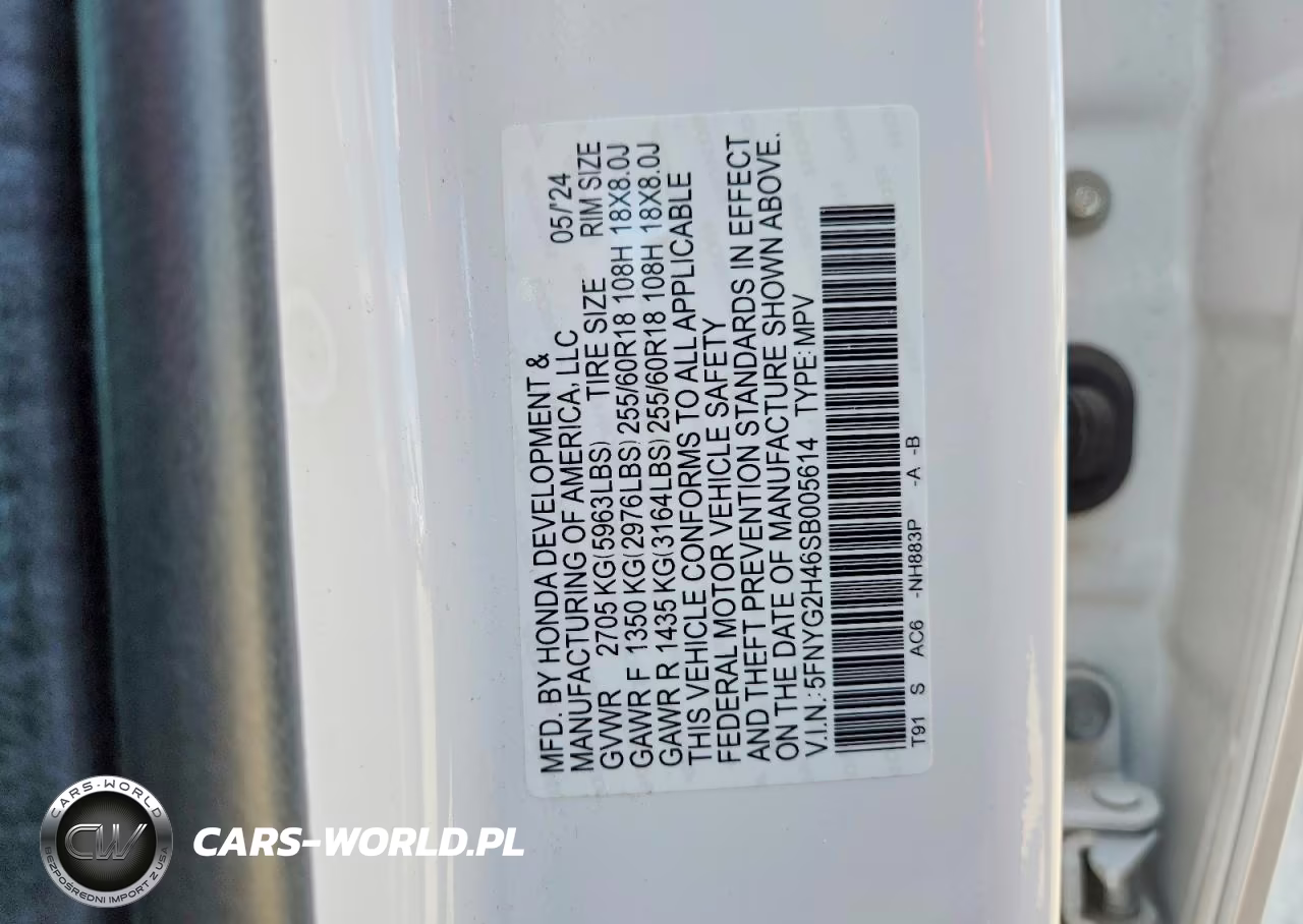 2025 Honda Pilot Exl VIN:5FNYG2H46SB005614 - 13