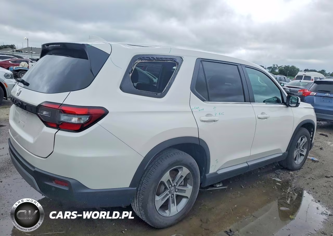 2025 Honda Pilot Exl VIN:5FNYG2H46SB005614 - 3