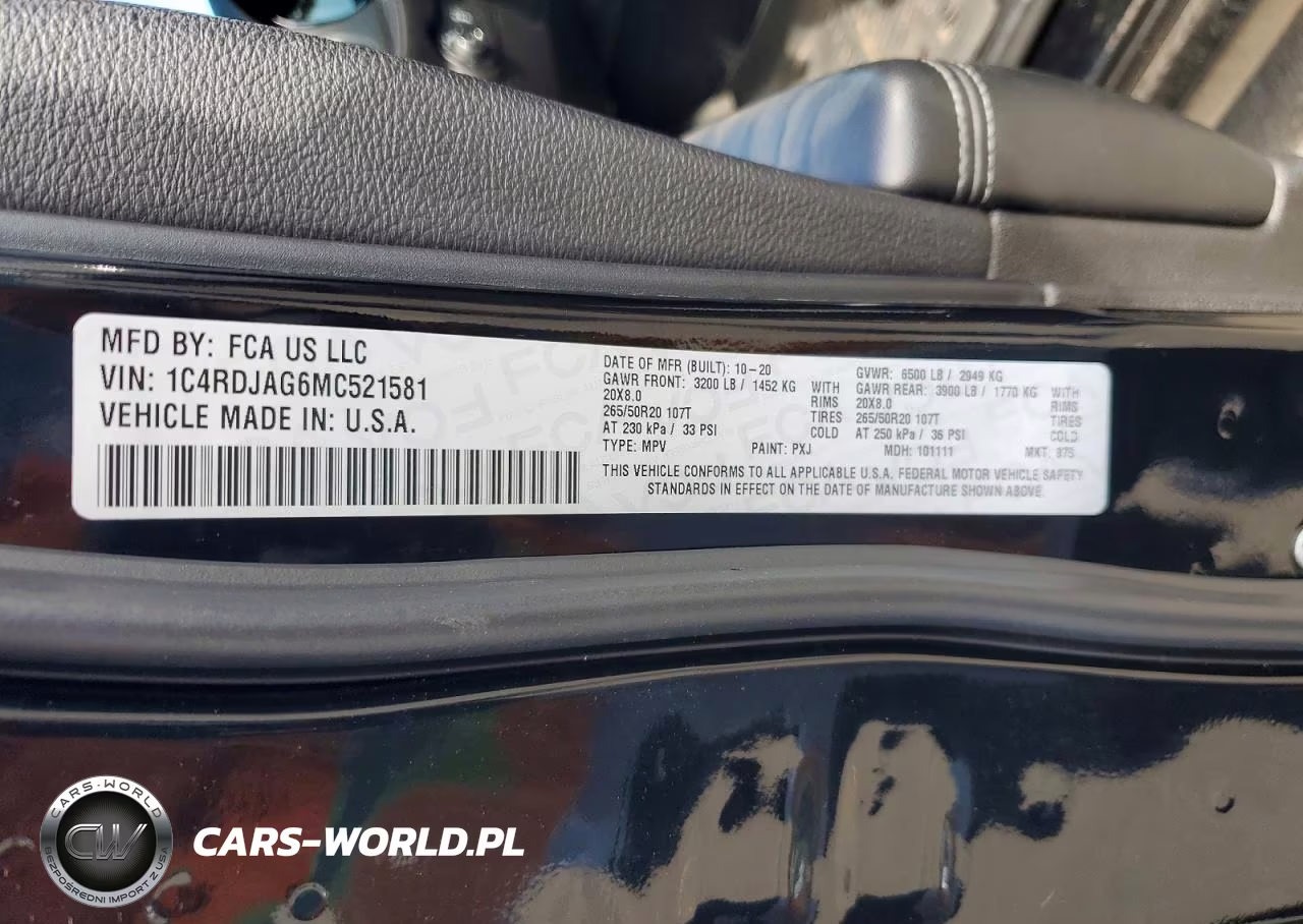 2021 Dodge Durango Sxt VIN:1C4RDJAG6MC521581 - 13