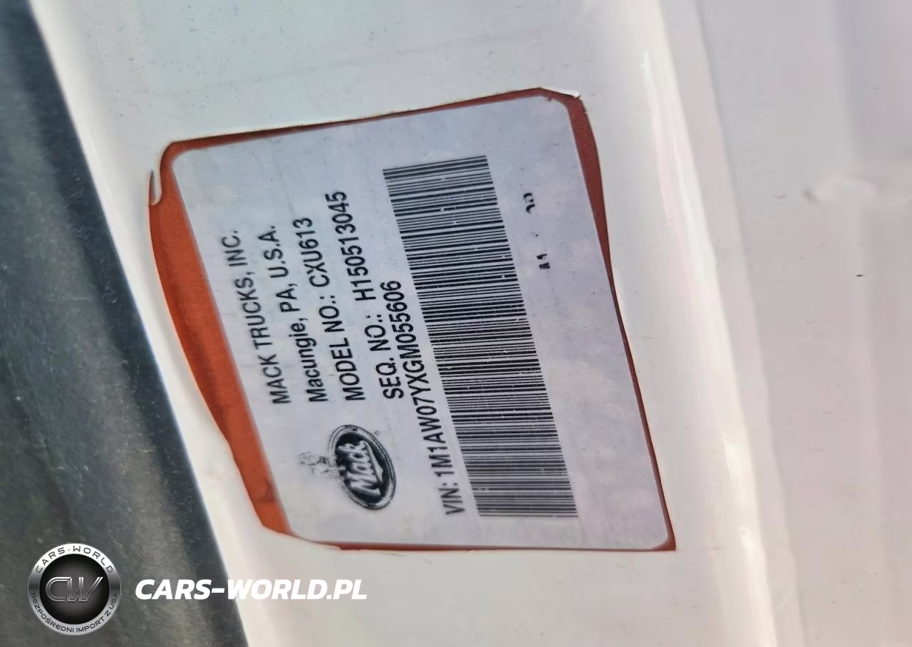 2016 Mack 600 Cxu600 VIN:1M1AW07YXGM055606 - 11
