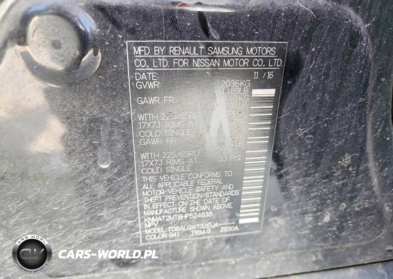 2017 Nissan Rogue Sv VIN:KNMAT2MT6HP524638 - 12