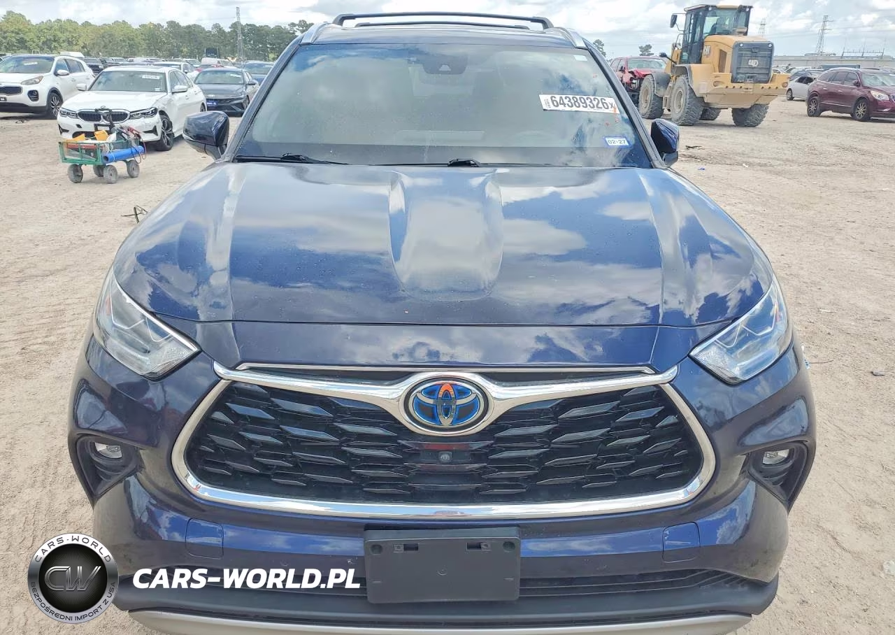 2021 Toyota Highlander Hybrid Platinum VIN:5TDFARAH7MS008597 - 5