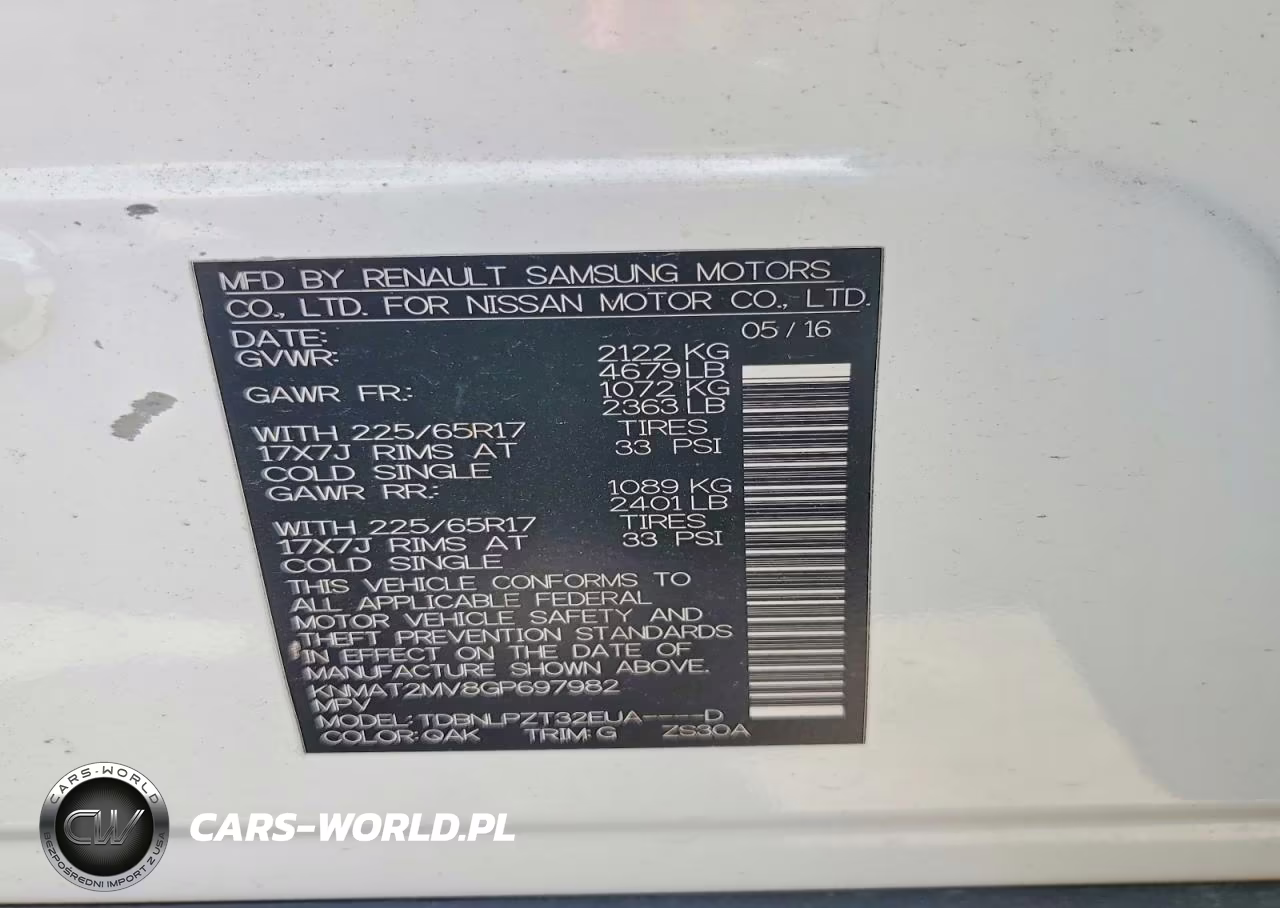 2016 Nissan Rogue S VIN:KNMAT2MV8GP697982 - 13