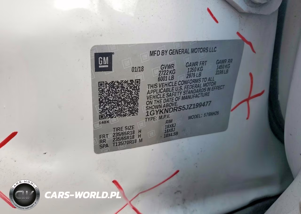 2018 Cadillac Xt5 Luxury VIN:1GYKNDRS5JZ199477 - 13