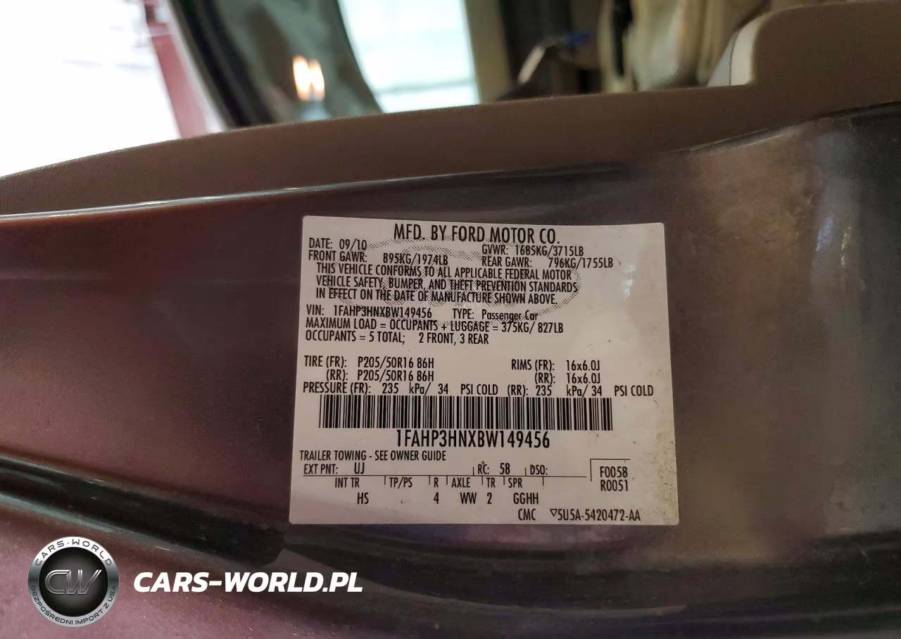 2011 Ford Focus Sel VIN:1FAHP3HNXBW149456 - 13