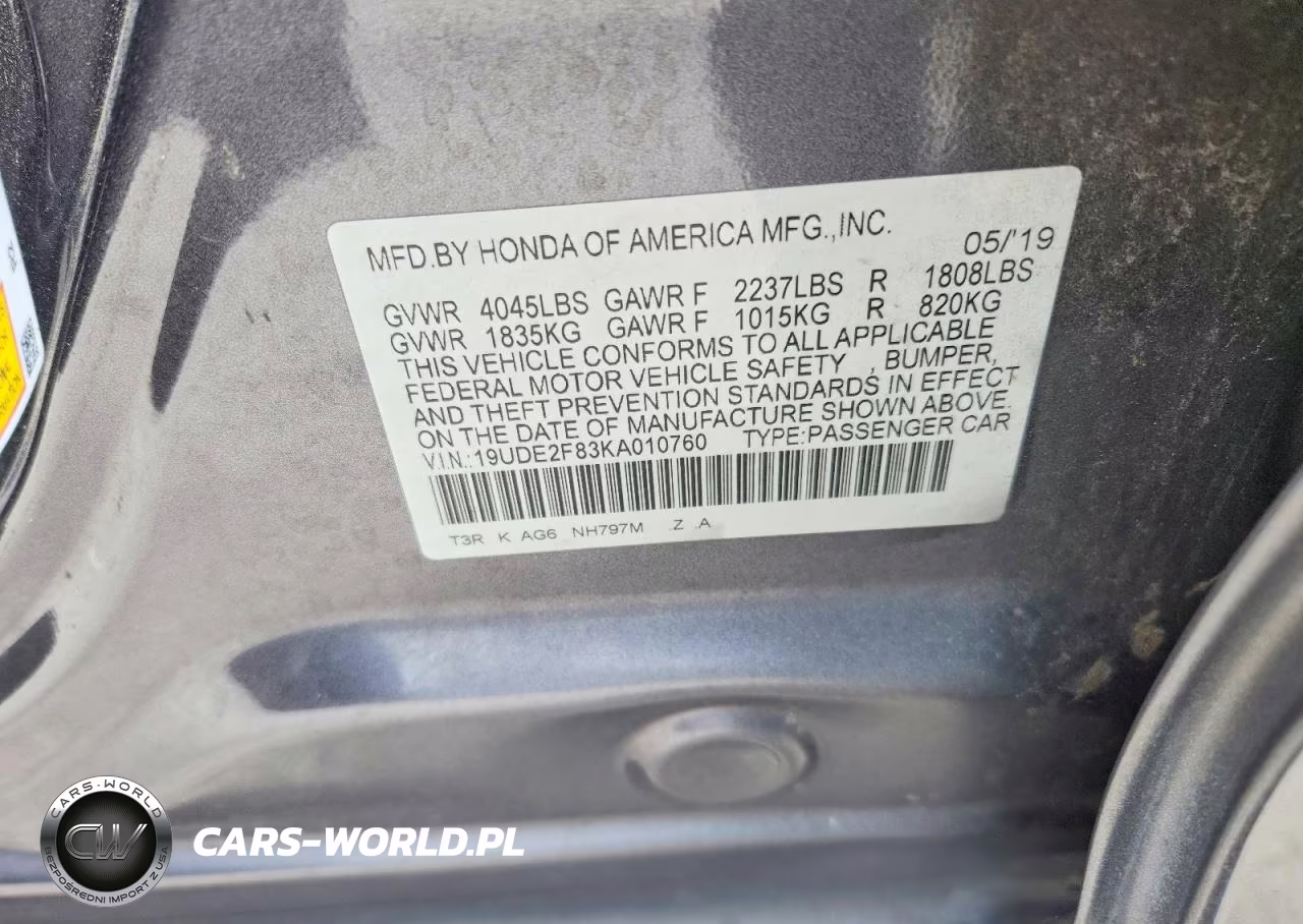 2019 Acura Ilx Premium A-Spec VIN:19UDE2F83KA010760 - 13