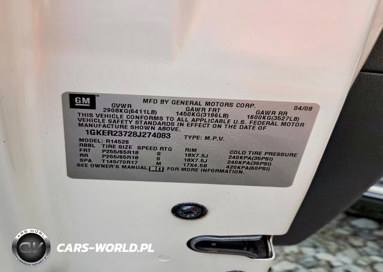 2008 GMC Acadia Slt-1 VIN:1GKER23728J274083 - 13
