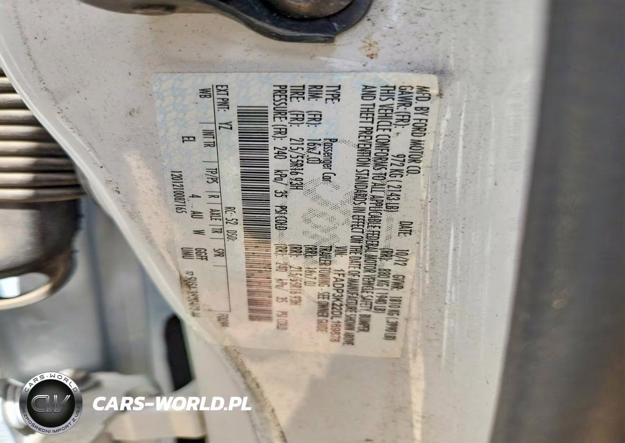 2013 Ford Focus Se VIN:1FADP3K22DL169878 - 12