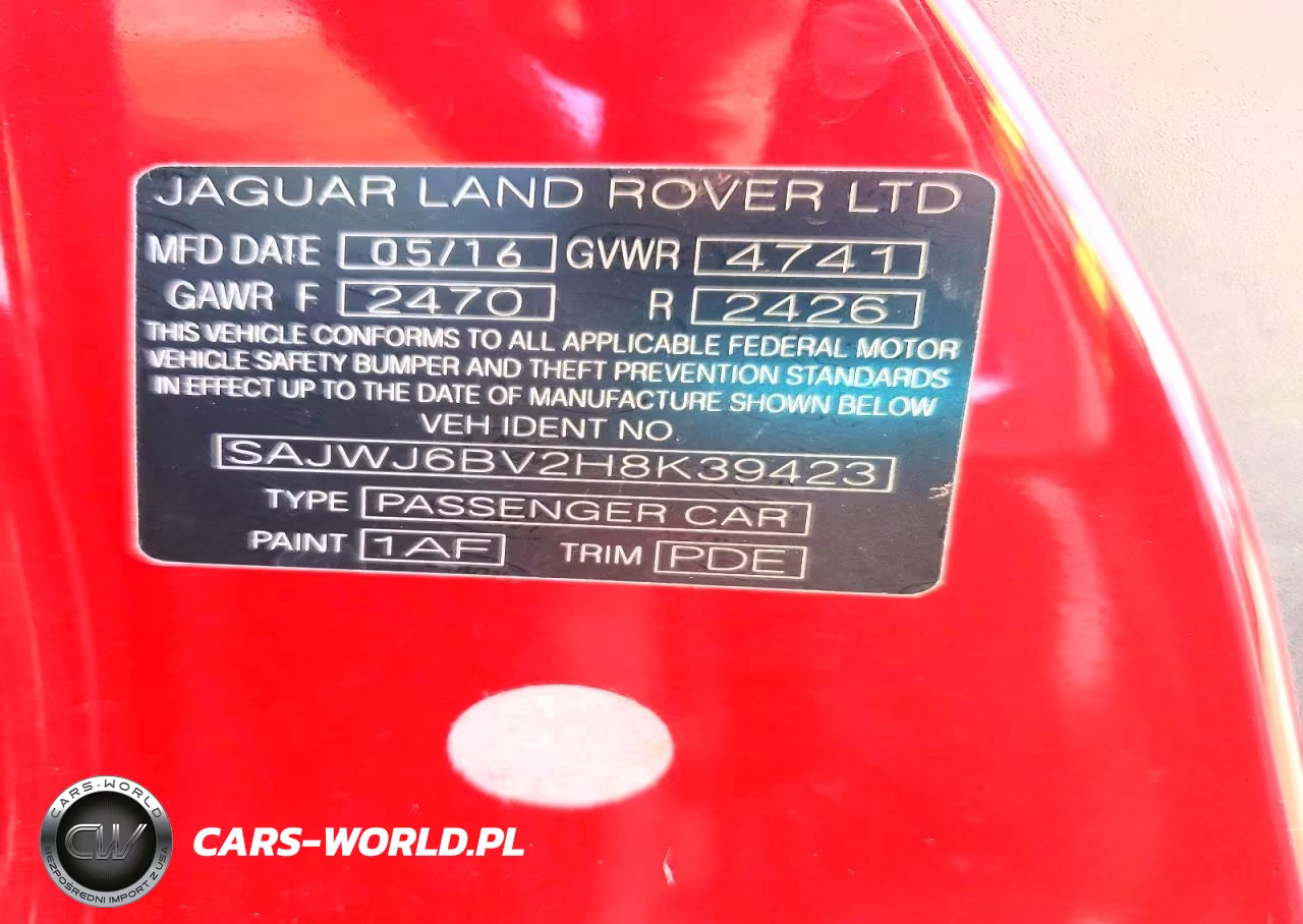 2017 Jaguar F-Type S VIN:SAJWJ6BV2H8K39423 - 12