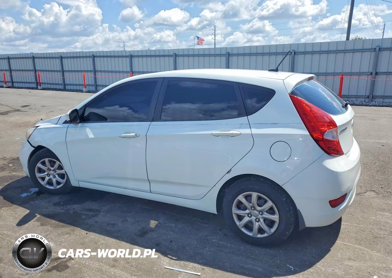 2013 Hyundai Accent Gs VIN:KMHCT5AE4DU079940 - 2