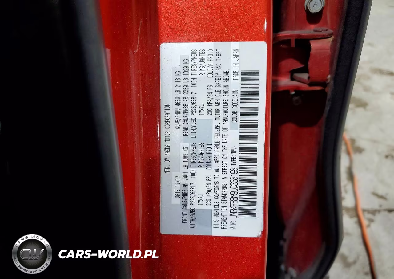 2018 Mazda Cx-5 Sport VIN:JM3KFBBM9J0338198 - 14