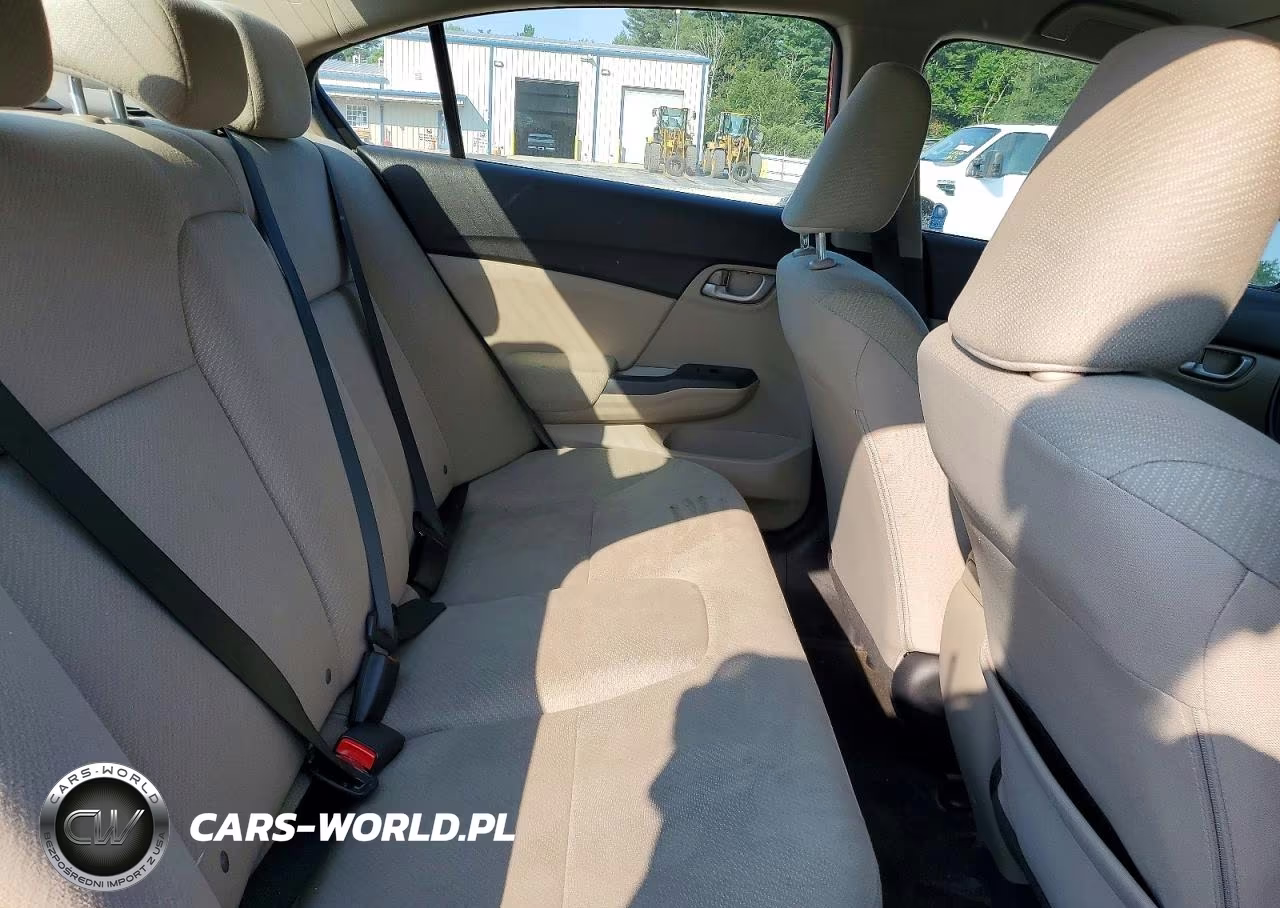 2013 Honda Civic Lx VIN:19XFB2F50DE280437 - 10