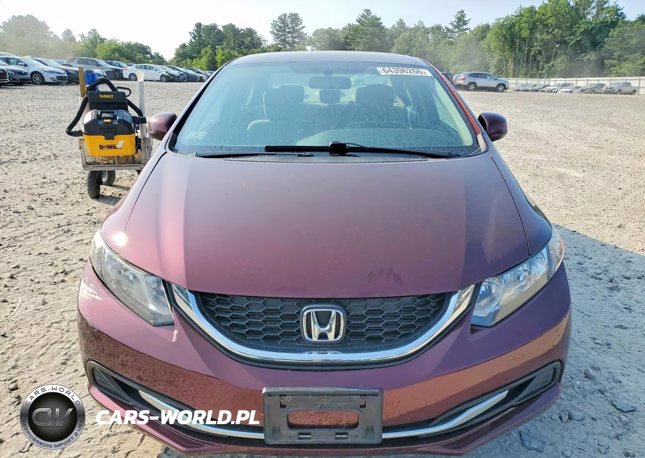 2013 Honda Civic Lx VIN:19XFB2F50DE280437 - 5