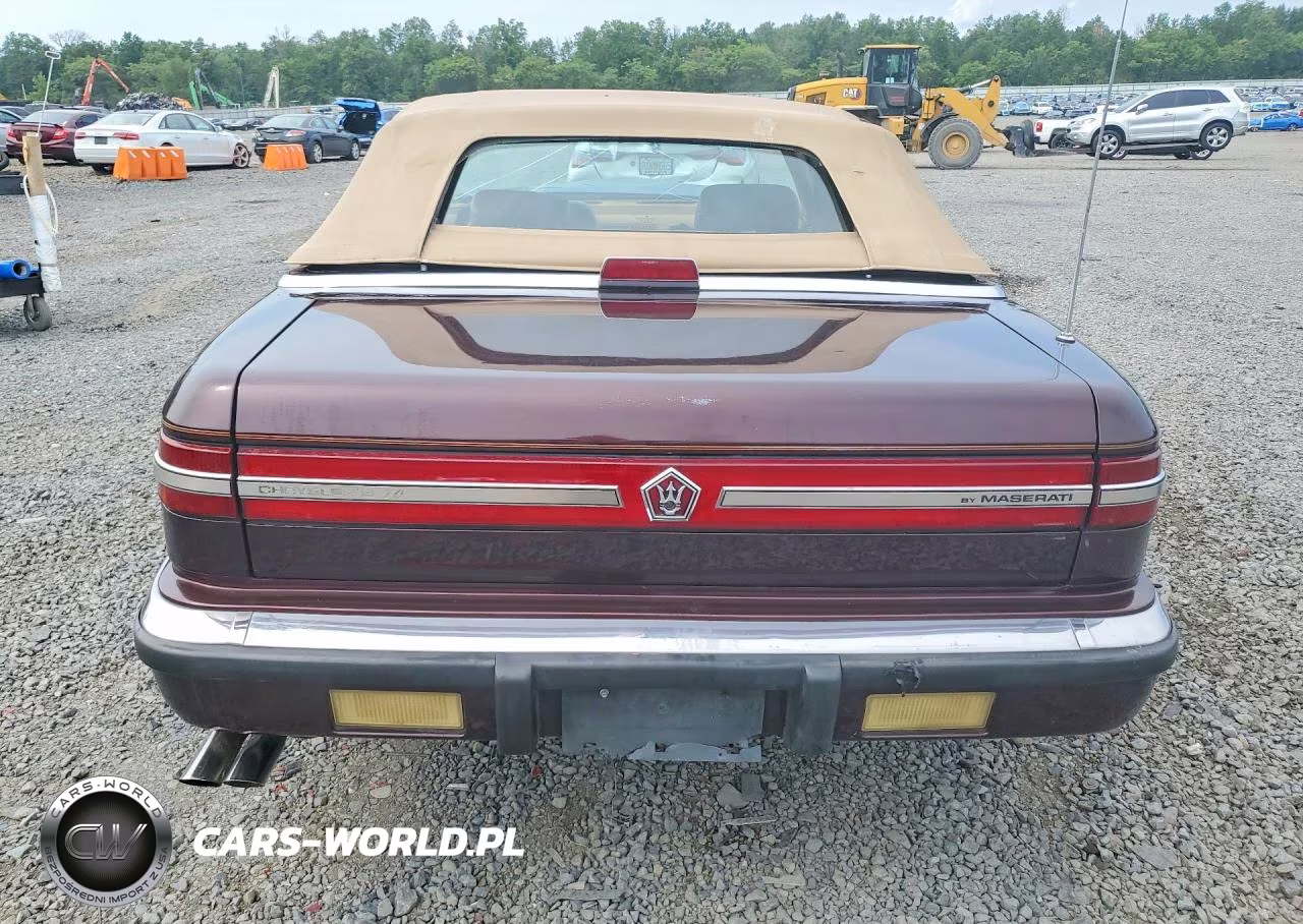 1989 Chrysler Tc By Maserati VIN:ZC2FR1105KB203536 - 6