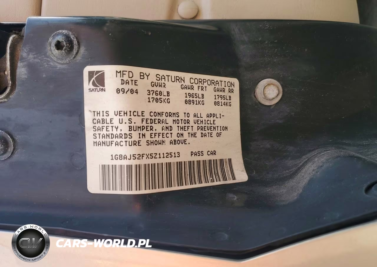 2005 Saturn Ion Level 2 VIN:1G8AJ52FX5Z112513 - 12
