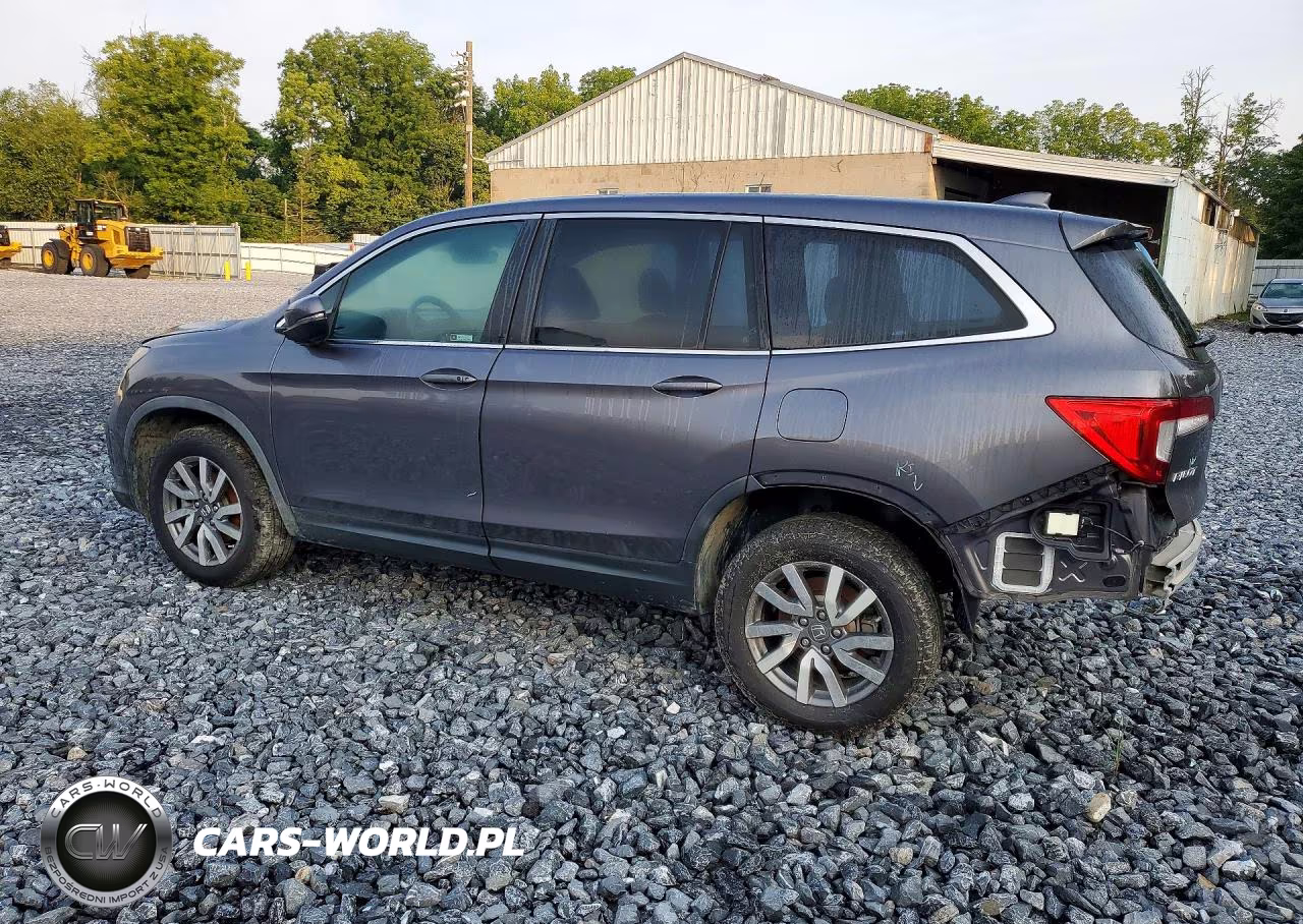 2019 Honda Pilot Exl VIN:5FNYF6H53KB028674 - 2