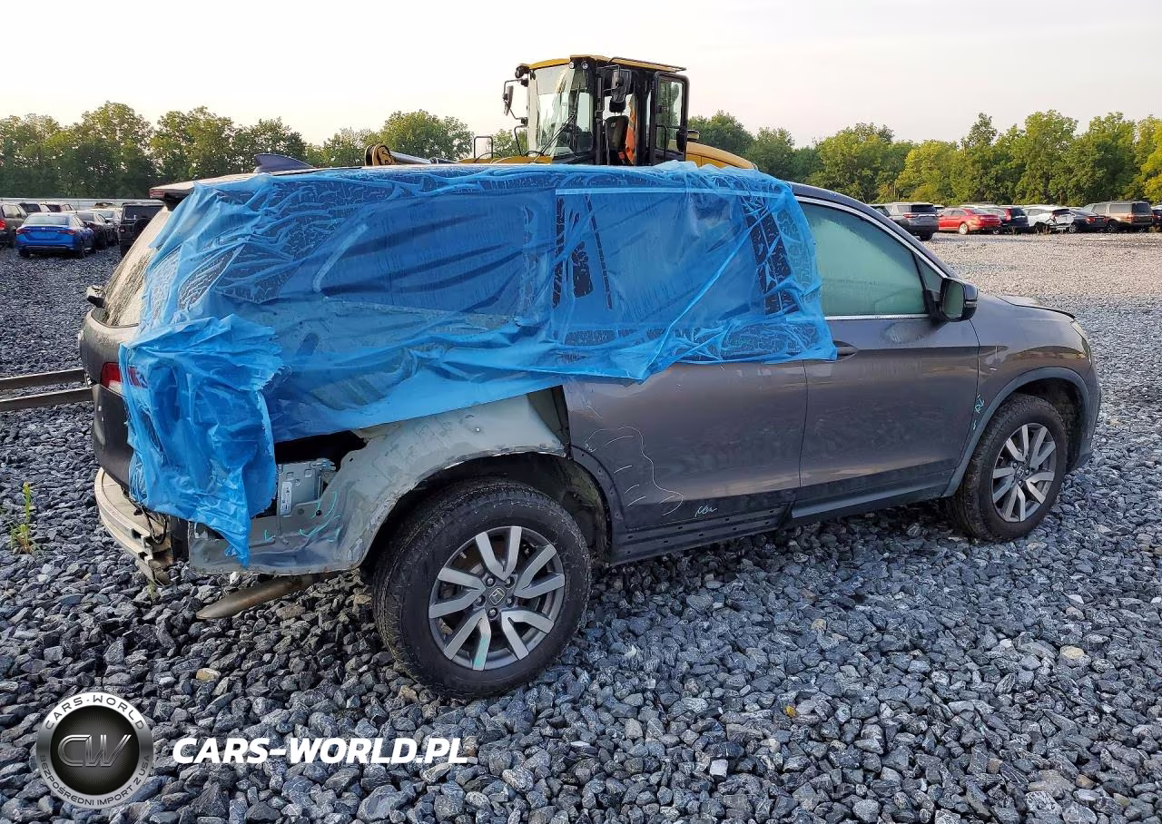 2019 Honda Pilot Exl VIN:5FNYF6H53KB028674 - 3