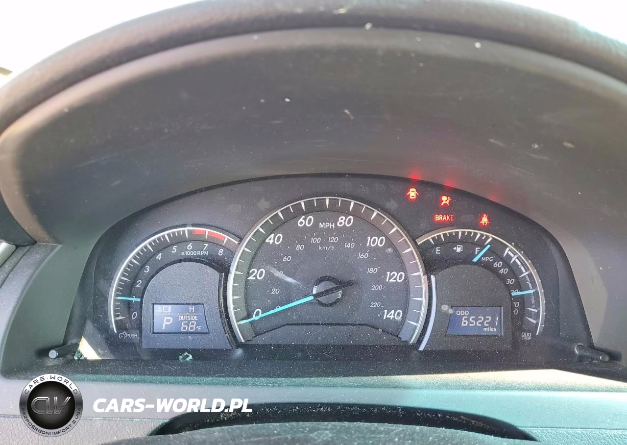 2012 Toyota Camry Xle VIN:4T4BF1FK2CR238470 - 9
