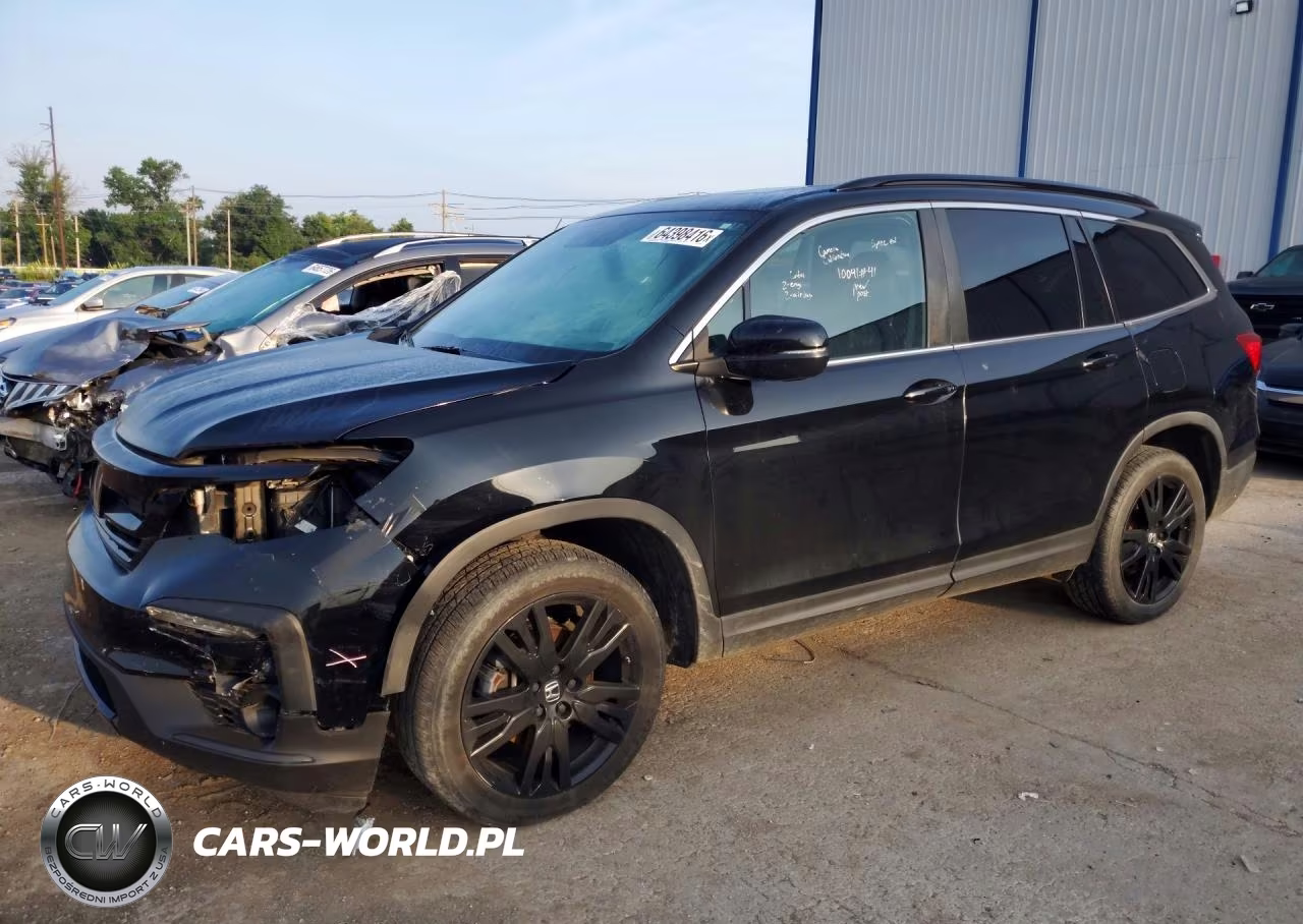 2022 Honda Pilot Se VIN:5FNYF6H21NB054524 - 1