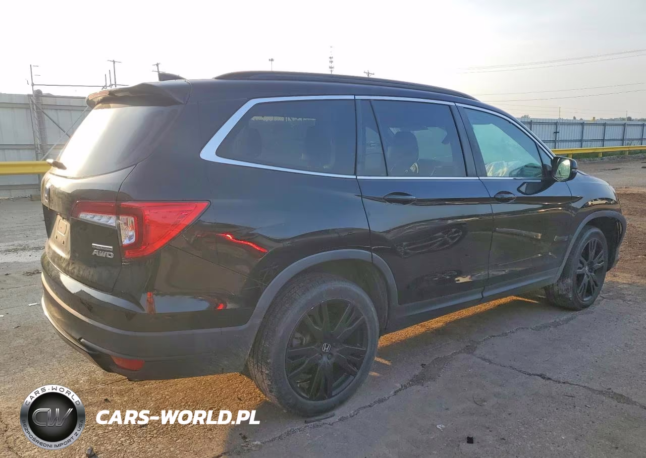 2022 Honda Pilot Se VIN:5FNYF6H21NB054524 - 3