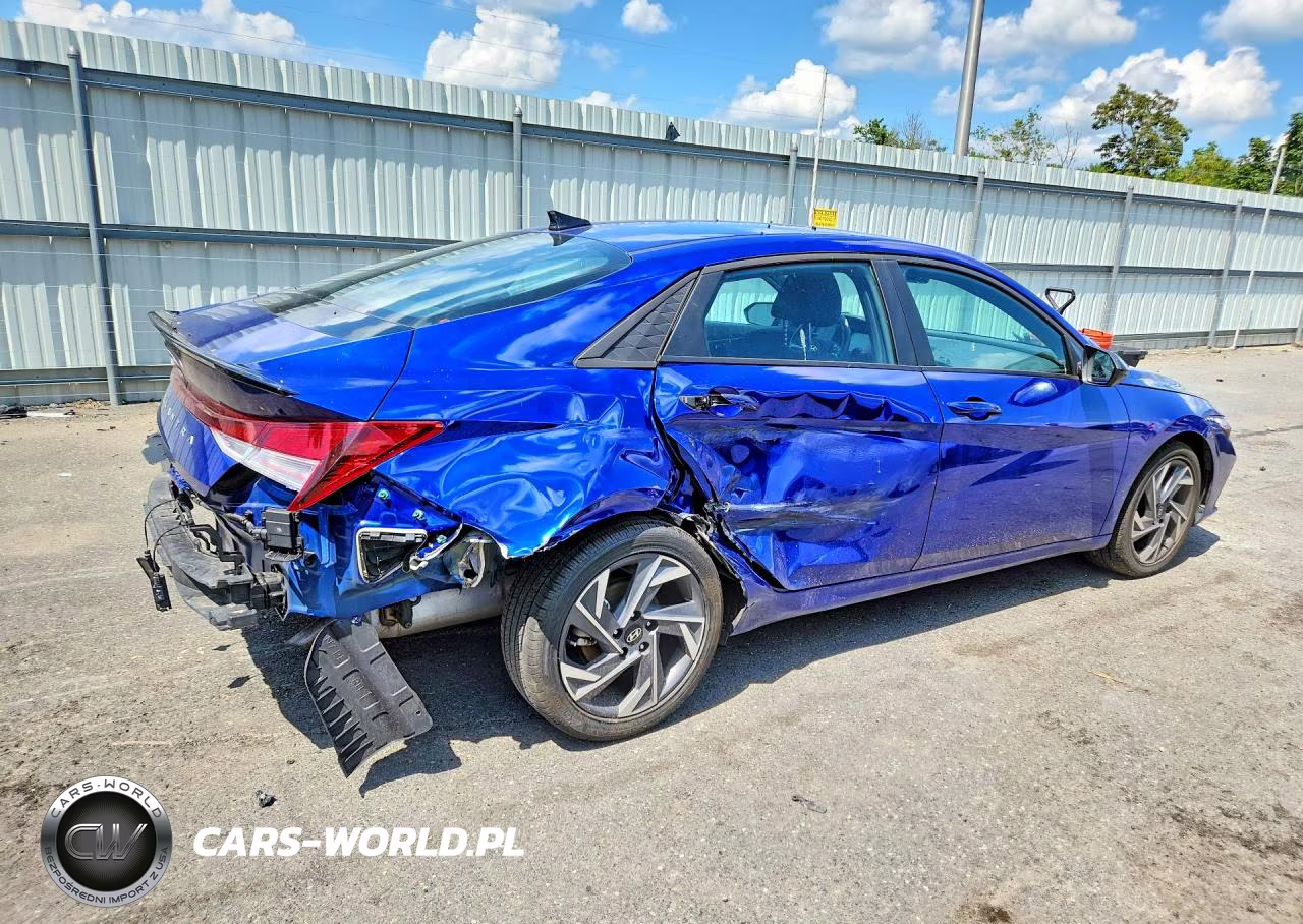 2025 Hyundai Elantra Sel Sport VIN:KMHLM4DG5SU066244 - 3