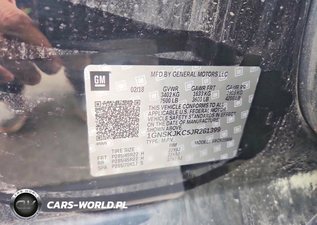 2018 Chevrolet Suburban K1500 Premier VIN:1GNSKJKC5JR261399 - 13
