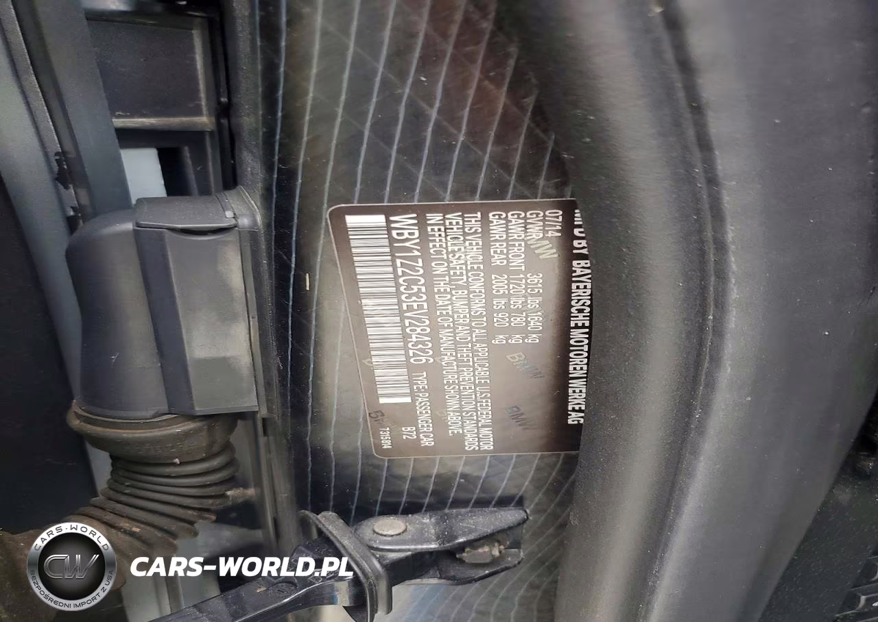 2014 BMW I3 Bev VIN:WBY1Z2C53EV284326 - 12
