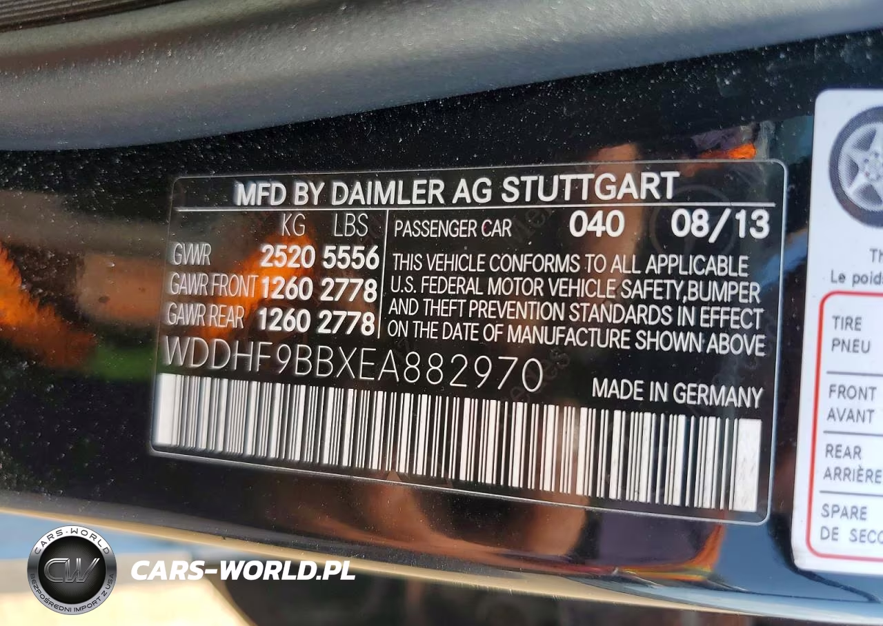 2014 Mercedes-Benz E 550 4Matic VIN:WDDHF9BBXEA882970 - 12