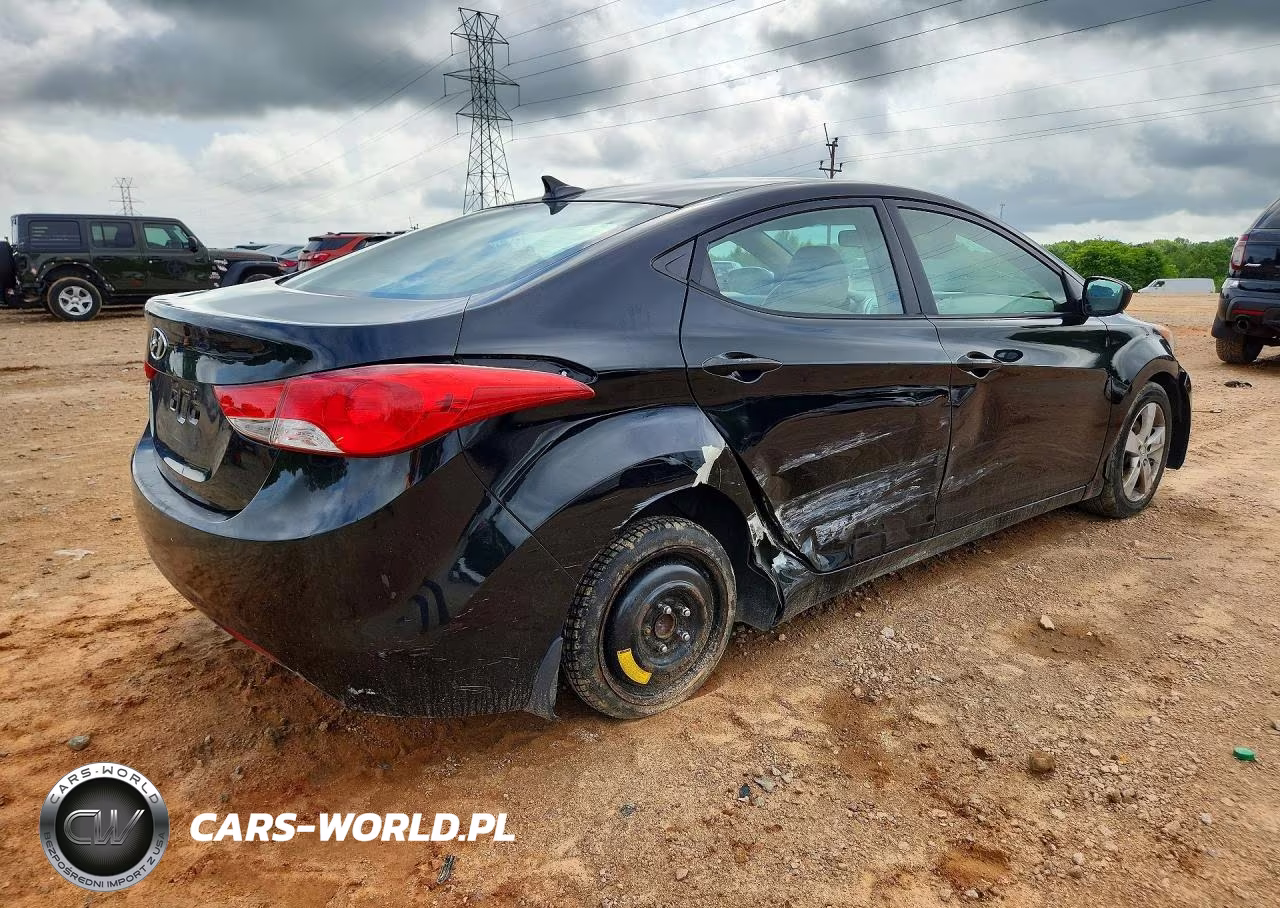 2012 Hyundai Elantra Gls VIN:KMHDH4AE8CU338461 - 3