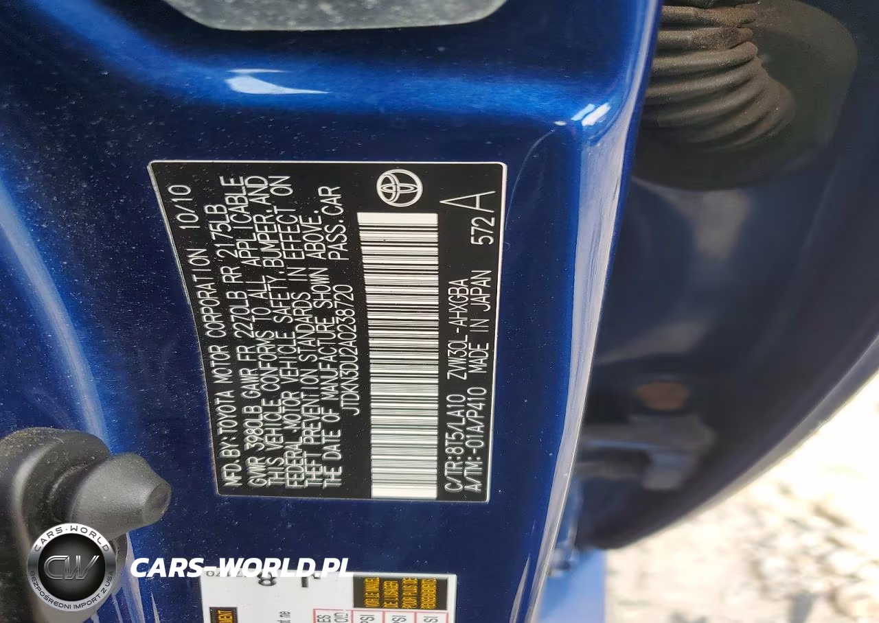 2010 Toyota Prius Iv VIN:JTDKN3DU2A0238720 - 12