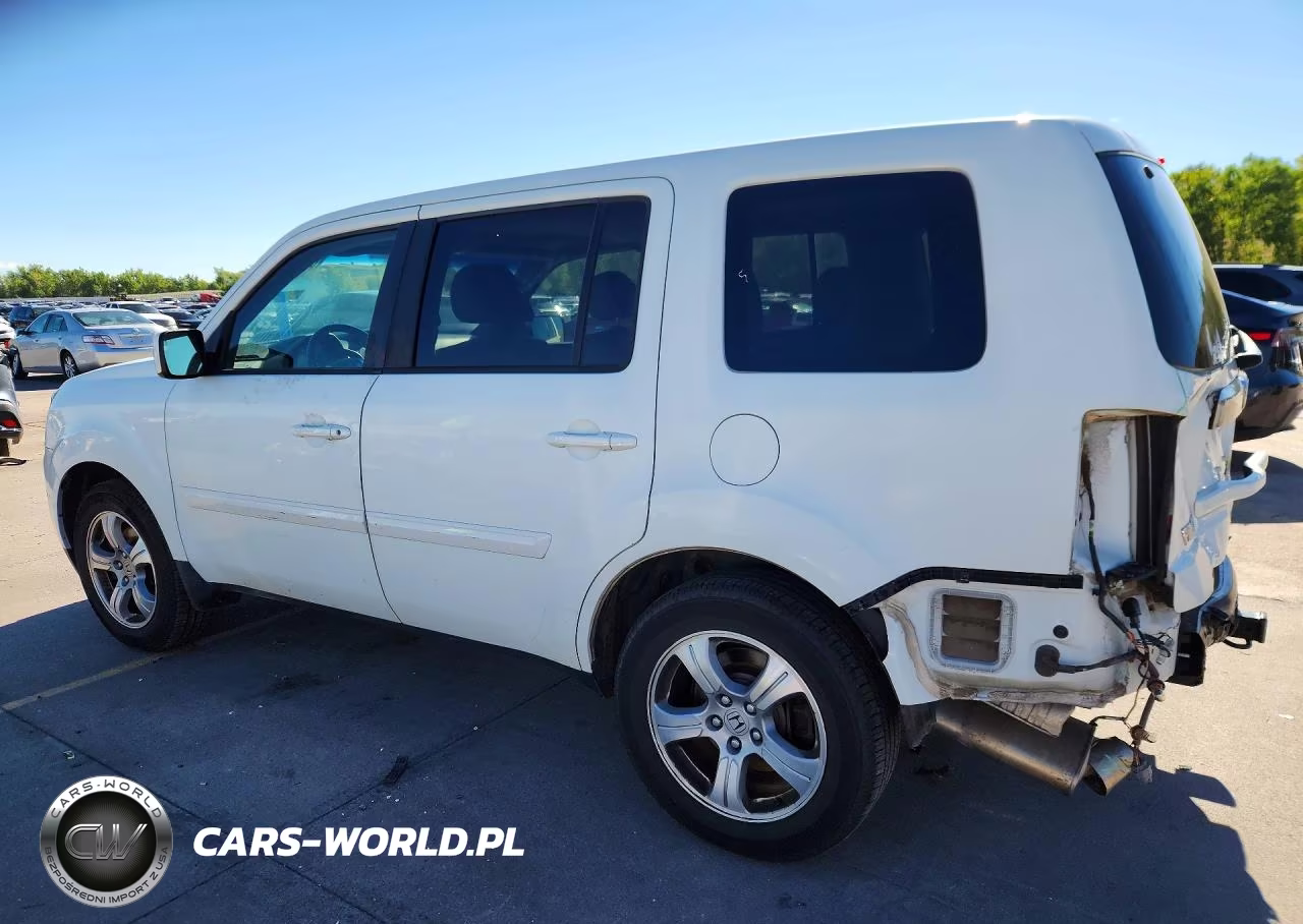 2013 Honda Pilot Exl VIN:5FNYF4H55DB047329 - 2